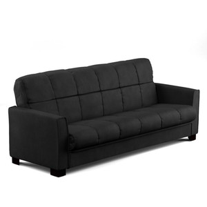 Sofá Cama Elevada Microfibra Futón Estilo Convertible Sofá Cama Elevada Microfibra Futón