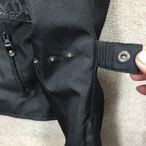 Power Trip Motorcycle Jacket Womens Extra Large Removable Padding Gathered Back - Picture 6 of 24