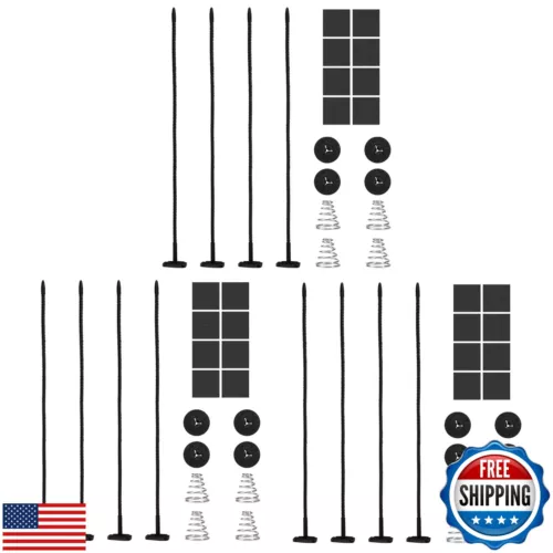 3 Sets Radiator Fan Zip Ties Clips Fan Mounting Kit, Electric Mount Hold Down