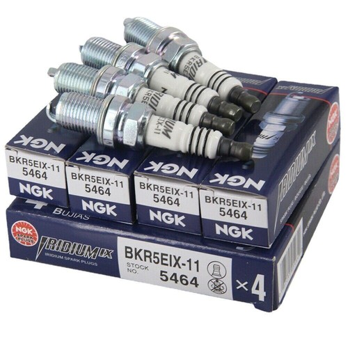 4pcs Iridium Spark Plugs BKR5EIX-11 5464 For GEO HYUNDAI KIA MAZDA NISSAN ISUZU