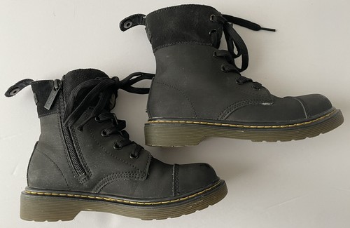 Doc Martens Dr Aimilita Womens Girls Sz1 Junior Youth Size 1 Fur Lined, Leather - Picture 5 of 11