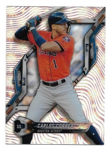 Carlos Correa 2018 Topps High Tek Waves Diffrattore Galattico #HT-CC Astros - Foto 1 di 2