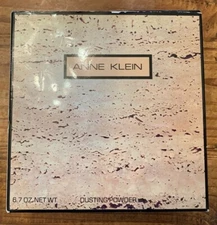 Anne Klein Perfume Dusting Powder 6.7 oz Boxed w/ Paper Seal Over Powder