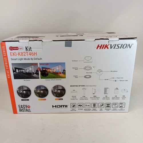 Nuevo sistema de seguridad de luz híbrido inteligente HIKvision EKI-K82T46H sin reclamar - Imagen 4 de 6