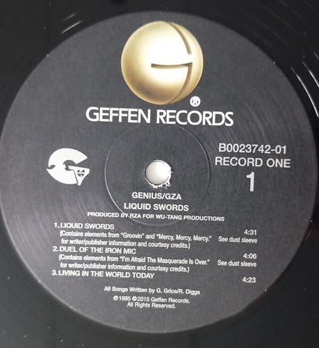 The Genius / GZA - Liquid Swords 2 x Vinyl, LP, Album, Reissue - Imagen 4 de 5