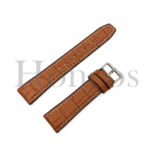 Correa de correa de reloj clásico de cuero cocodrilo de 20 mm 22 mm se adapta a Hamilton Quick - Imagen 21 de 26
