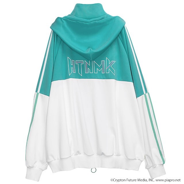 Hatsune Miku Jersey Hoodie EMERALD Hatsune Miku x Listen Flavor