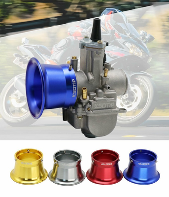55mm Carburetor Air Filter Wind Horn Cup Velocity Stacks For 32 34mm Blue 55mm Carburetor Air Filter Wind Horn Cup Velocity Stacks For 32 34mm Blue