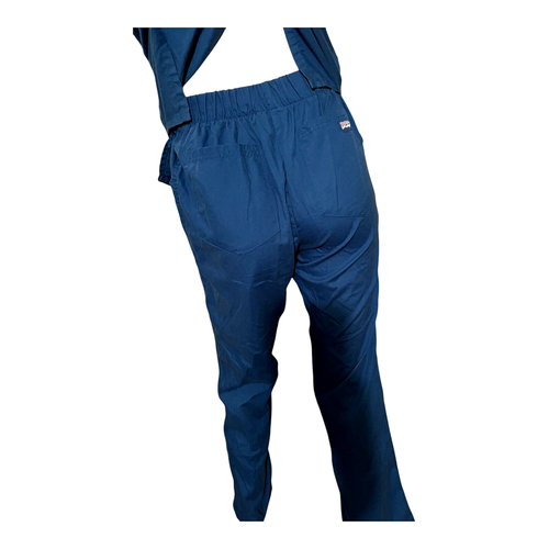 New BUTTER-SOFT Scrub Set Blue XS 4 pocket Scallop Neck 4-Pocket Elastic Waist - Picture 6 of 17