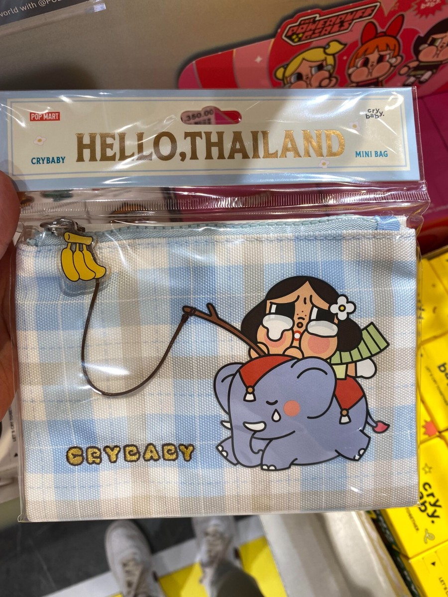 Authentic) Pop Mart Crybaby Hello Thailand Series Mini Bag