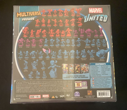 Marvel United Multiverse Kickstarter Stretch Goals Promo Box and Core - NEW - Picture 2 of 4