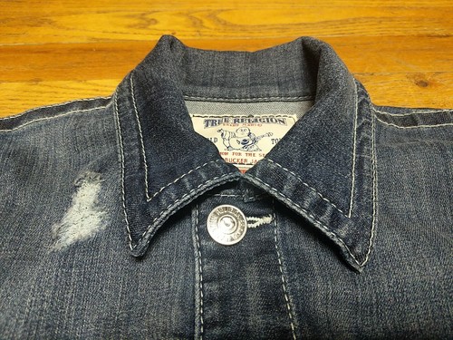 Lucky Brand The Tomboy Trucker Jacket Damen Größe Small Blau Denim Jeansjacke - Bild 2 von 9