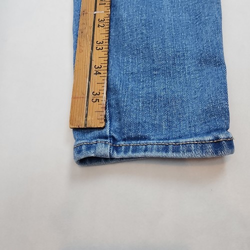 Old Navy Rock Star Super Skinny Demin Blue Women's Girl's Jeans High Rise Size 8 - Picture 8 of 10
