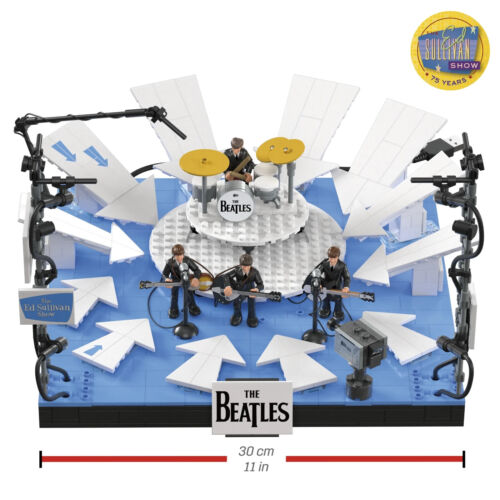 MEGA The Beatles Collectors 681 Pcs Building Toy Kit w/ Lights at Ed Sullivan 🆕 - Picture 4 of 6