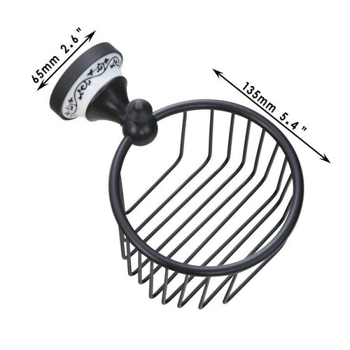 Accesorios de baño toallero/anillo soporte de papel soporte para cepillo de inodoro juego de 7 piezas - Imagen 12 de 12