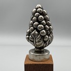 🩶 A FAB VINTAGE HEAVY PEWTER COLLECTABLE ‘GRAPES’ BOTTLE STOPPER 🩶