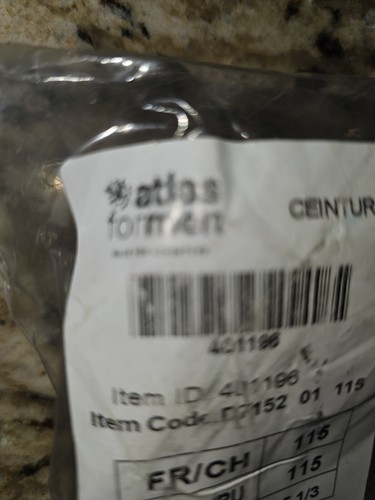 Atlas for Men Gürtel 45 1/3 braun Gürtel - Bild 3 von 4