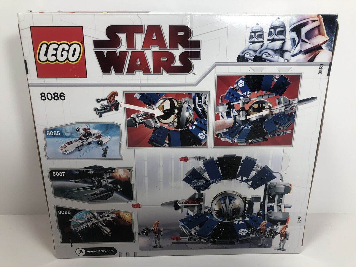 Lego 8086 Droid Tri-Fighter Clone Wars Star Wars Set New Retired