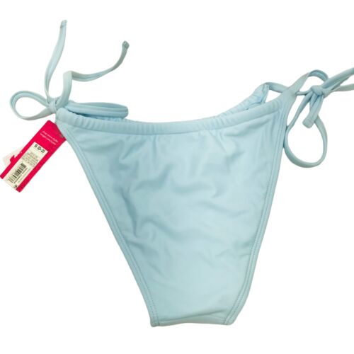 Xhilaration Women's Sz Small 0-2 High Leg Scoop Waist String Bikini Swim Bottom - Picture 2 of 9