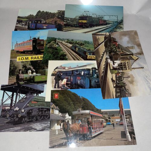 Vintage Job Lot Of 55+ Vintage Train / Tram & Railway Themed Postcards - Picture 4 of 13