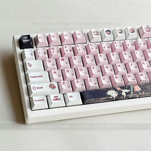 Anime Keycaps Anya Forger Spy Family Cherry Height PBT for Cherry MX Keyboard - Picture 4 of 6