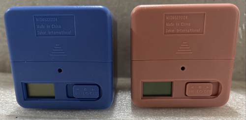 Vivitar Productivity Cube Timer Block Choose Blue, or Peach  4 Alarm times - NEW - Picture 2 of 10