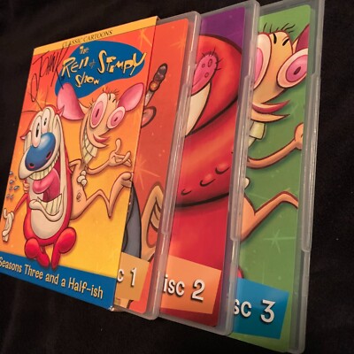 Ren & Stimpy Show Seasons 3 + a Half-ish DVD SIGNED BY John