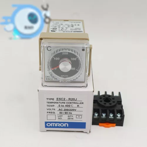 1PCS New Omron E5C2-R20J 0-400°C Temperature Controller
