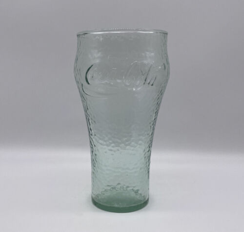Vintage Green Coca Cola Drinking Glass