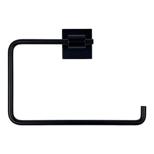 Franklin Brass Maxted Towel Ring in Matte Black