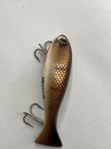 VINTAGE HEDDON PROWLER FISHING LURE good condition 2.75" perch - Picture 3 of 4