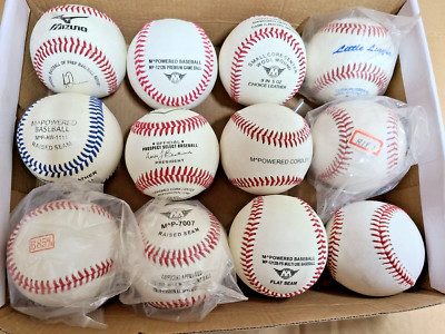 ONE DOZEN Premium mixed brand & USE baseballs Mizuno, Mpowered, Rawlings, gamers