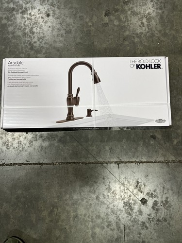 Kohler K-R22970-SD-2BZ Arsdale 1Handle PullDown Oil Rubbed Bronze Kitchen Faucet - Picture 8 of 10