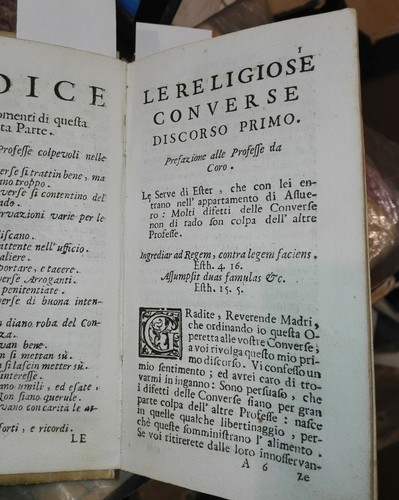 1718 VENEZIA. ISTRUZIONI DEL GESUITA ALLA MONACHE - Foto 3 di 6
