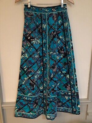 Vintage 60's Emilio Pucci 2 Pc Velvet Full Lenght Skirt with Vintage 60's Emilio Pucci 2 Pc Velvet Full Lenght Skirt with