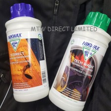 Nikwax Tech Wash & TX Direct Twin Pack Cleaning Waterproof Outdoor Clothing 2x1L 13.51 per litre