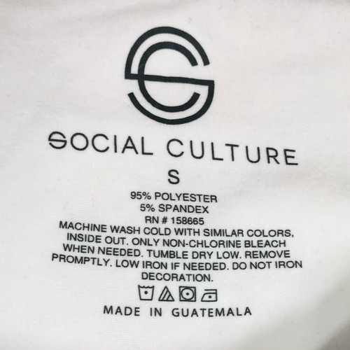 Women's Vintage Y2K White Short Sleeve California Graphic T-Shirt Crop Top / S - Picture 5 of 5