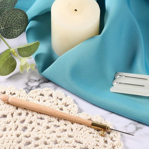 1 Set French Embroidery Needles Tambour Crochet Hook Hook with 3 Needles - Foto 8 di 12
