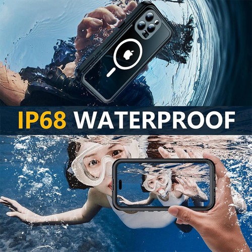 Funda Impermeable para iPhone 15 Pro Max 15 Plus MagSafe Cubierta Magnética Antigolpes - Imagen 11 de 20