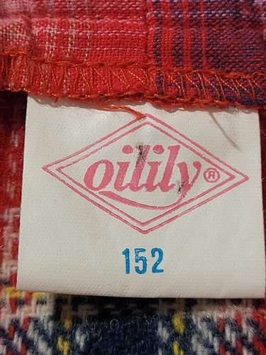 Oilily Girls Size 152 12Y Skirt Red Plaid Fringe Hem Wool Blend Holiday Festive  - Picture 4 of 12