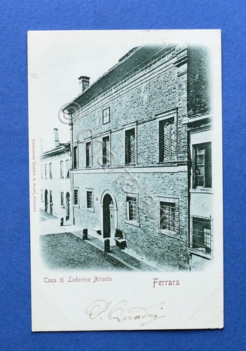 AK Ferrara - Casa do Lodovico Ariosto - ca. 1903 - Bild 1 von 2