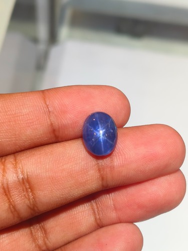 8,43 Cts 100% ZAFIRO ESTRELLA AZUL NATURAL CON EXCELENTE CALIDAD!!! - Imagen 3 de 9