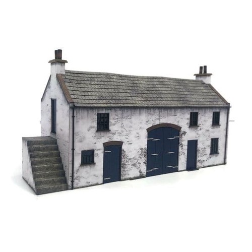 COACH HOUSE & STABLES LASER CUT KIT FOR OO GAUGE & 1:76 MODEL RAILWAY- KX087-OO - Picture 2 of 3