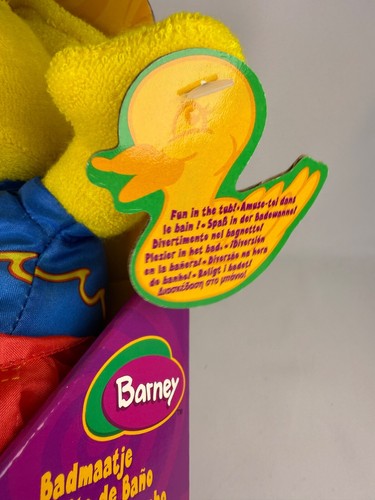 Barney baby BJ dinosaur Plush fisher price bath time pal soft toy new in box - Picture 2 of 4