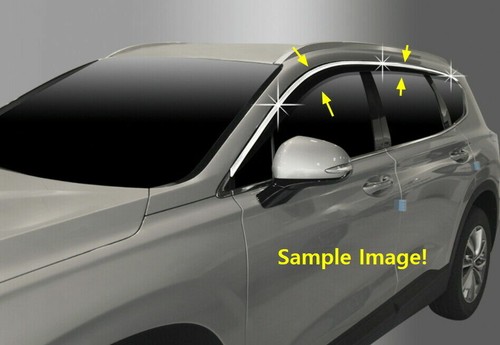 Premium Door Visor Rain Vent Guard Window 4P E457 Usps for Genesis G70 2019~2025 - Picture 2 of 12