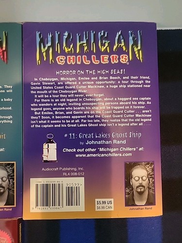 Michigan/American Chillers book lot of 4  (Johnathan Rand's - Good Condition BL3 - Foto 4 di 10