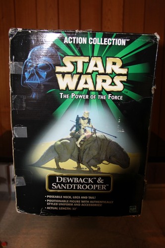 STAR WARS POWER OF THE FORCE DEWBACK AND SANDTROOPER NEW Read Description - Picture 3 of 7