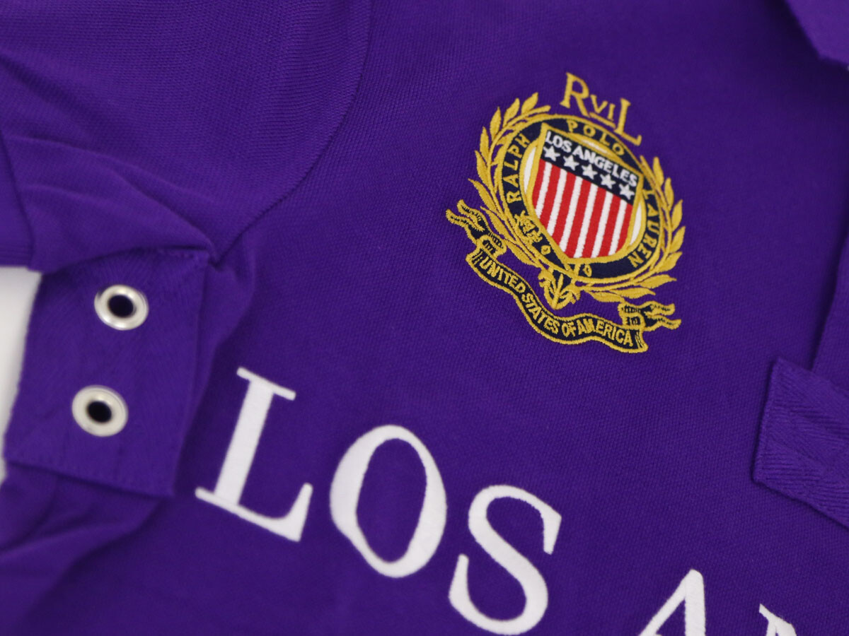 トップス POLO RALPH LAUREN BIG PONY LOS ANGELES Polo Ralph Lauren Big Pony Custom Slim Fit City Polo Shirt