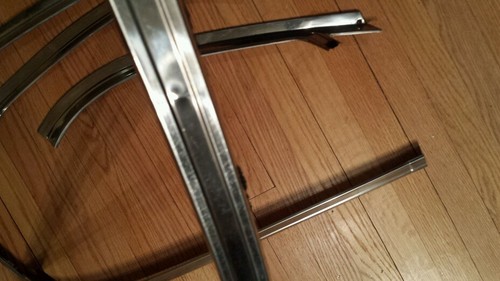 1964 Dodge 880 custom rear window stainless steel trim moldings oem mopar - Picture 5 of 10