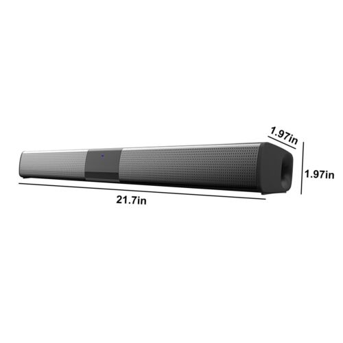 Bluetooth Soundbar kabelgebunden Wireless Bass Subwoofer Heimkino TV Lautsprecher Fernbedienung - Bild 12 von 13